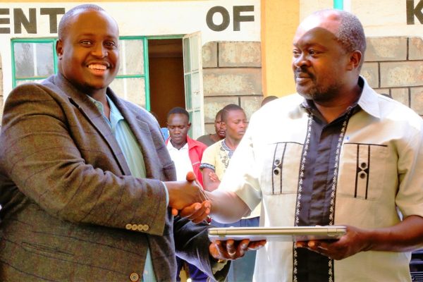 EPRA donates ICT material to poly