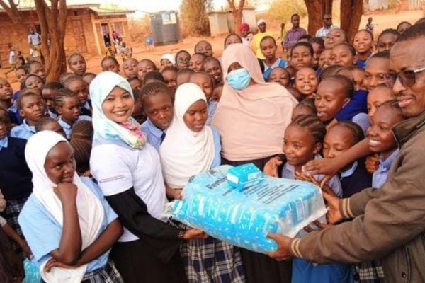 Where girls miss school due to sanitary pads
