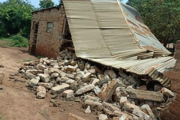 Learning paralyzed as storm rips off roof in school Learning