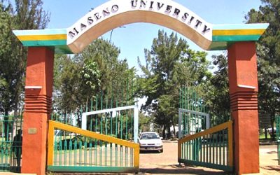 Maseno University main gate. The University has made SHA registration mandatory to all students