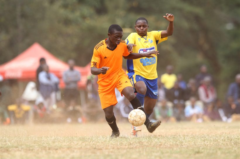 Football match during the past KSSSA schools games