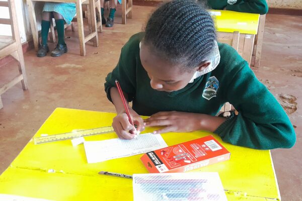 Jarso Habiba a grade 6 candidate during the rehearsal