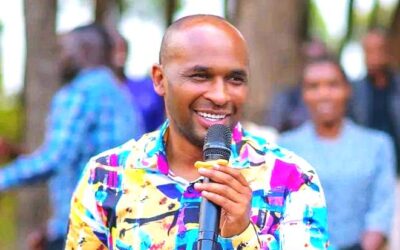 Nyaribari Chache MP Zaheel Jhandah addressing residents.