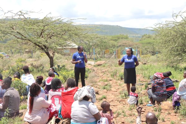 Kajiado Keekonyokie residents taken through consumer awareness by Consumer Grassroots Association CGA .Photo Obegi Malack