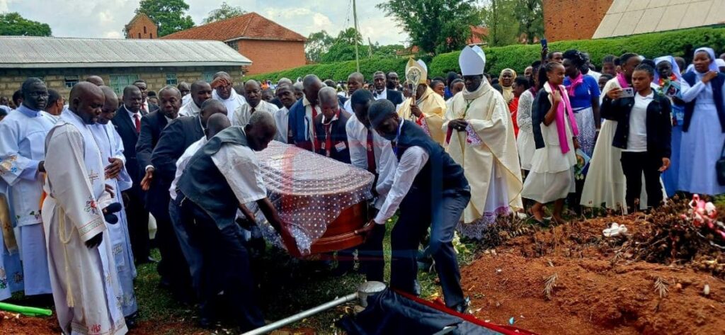 Thousands gathered to bid farewell to the late Rita