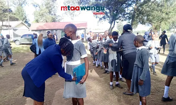Teachers frisking learners during the past national exams