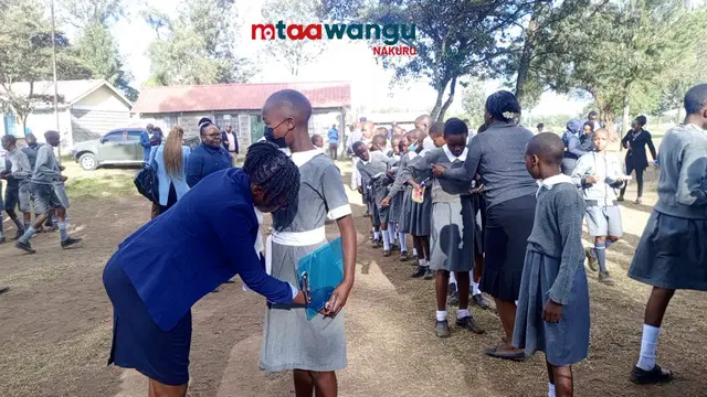 Teachers frisking learners during the past national exams