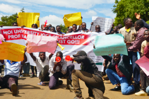 Moi University lecturers vow to stay put until all demands are met