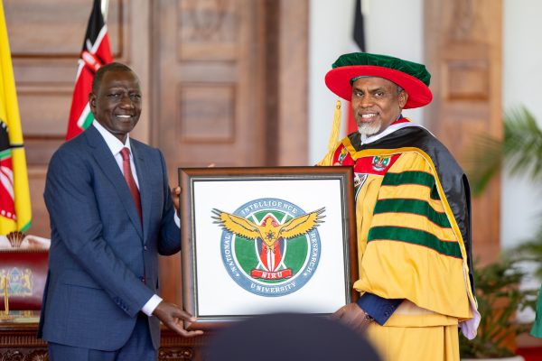 Ruto awards charter to National Intelligence and Research University