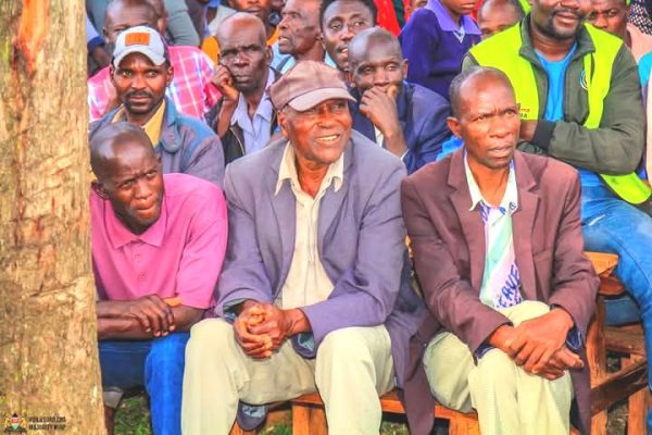 A section of parents Comprehensive School in South Mugirango Constituency. Photo Enock Okongo