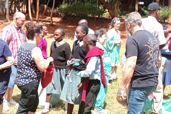 Boost as motivational speaker donates school uniform to JSS learners in Machakos