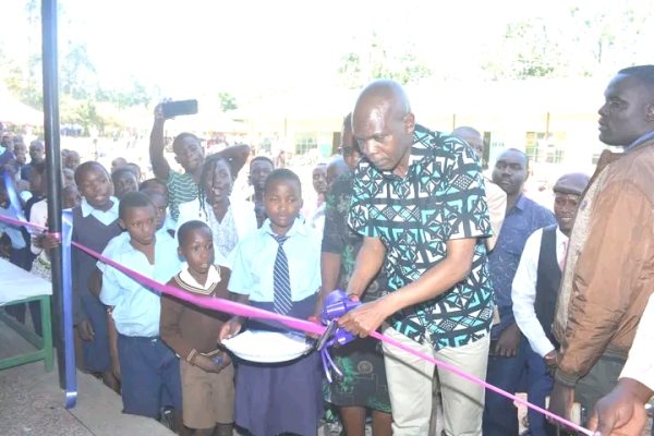 Joy as MP in Kakamega commissions ultra-modern classrooms at Mukavane Primary