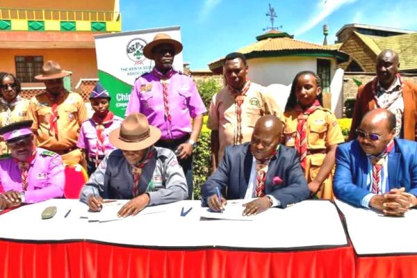 Nyeri County signs MoU with Kenya Scouts Association to empower youths through scouting