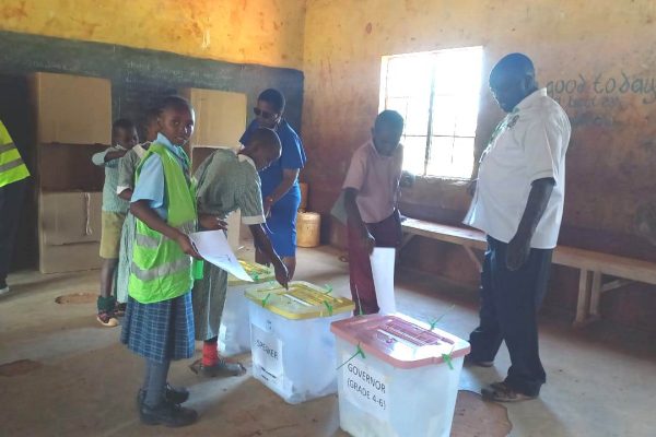 Kirinyaga’s Thumaita East School learners hold elections to choose their leaders