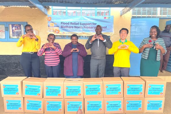 Good news as South Korea-based foundation renovates flood-damaged Mathare North Primary School