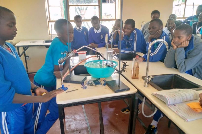 Learners during STEM lesson