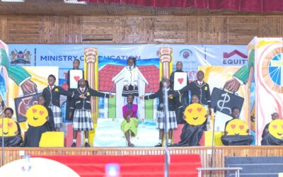 Learners during Drama Festival in Nakuru. Photo Felix Wanderi