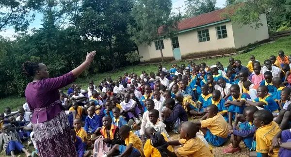 Teso North pupils march to DCC office to demand for head teacher transfer