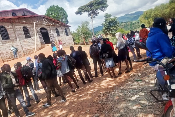 Elgeyo Marakwet teachers protest scrapping of hardship allowance