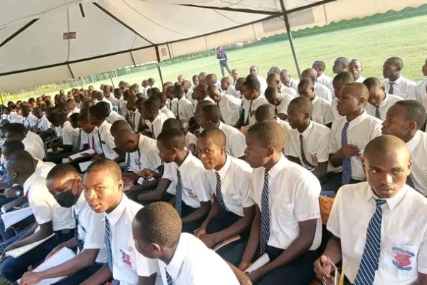 Lugari MP inspires students at Holy family Musembe school academic breakfast