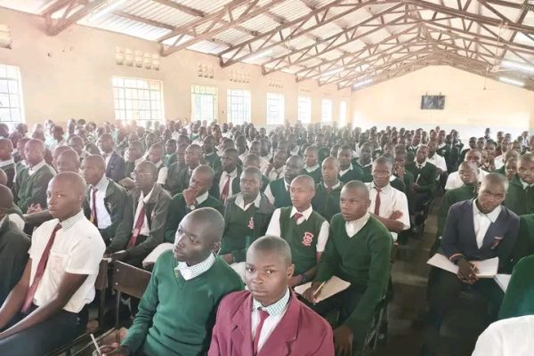 Lugari Mp rallies Kivaywa boys ahead of KCSE during academic breakfast