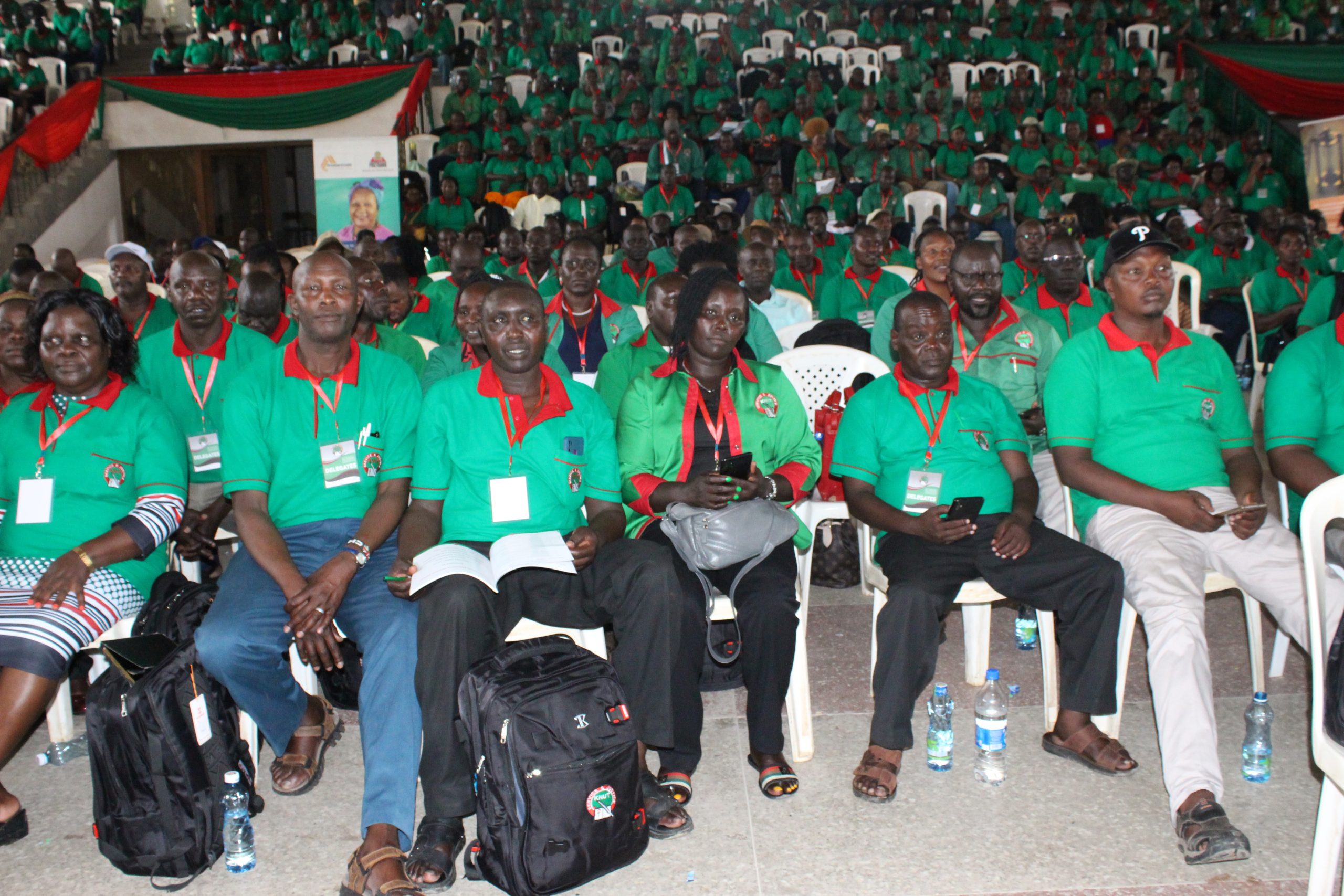 Over 2,000 KNUT delegates set to converge at Kasarani ahead of elections 1 KNUT delegates following proceedings during the 2024 ADC in Mombasa scaled