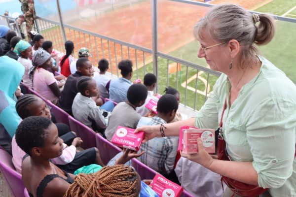 Dandora slum girls receive reusable sanitary pads to tackle menstrual hygiene challenges
