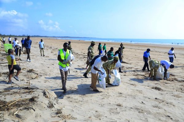 Learners join Malindi Airport cleanup to prevent bird hazards, promote environmental conservation