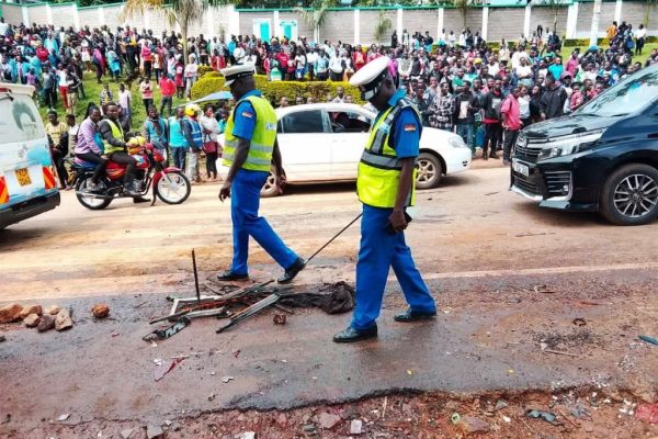 Two killed, 20 injured in grisly accident involving two matatus near Kisii National Polytechnic
