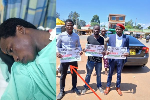 KU students protest shooting of colleague during demo