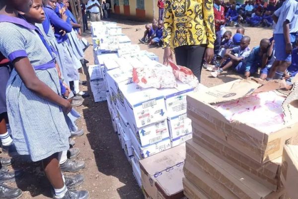 Governor Wanga leads empowerment initiative to keep girls in class