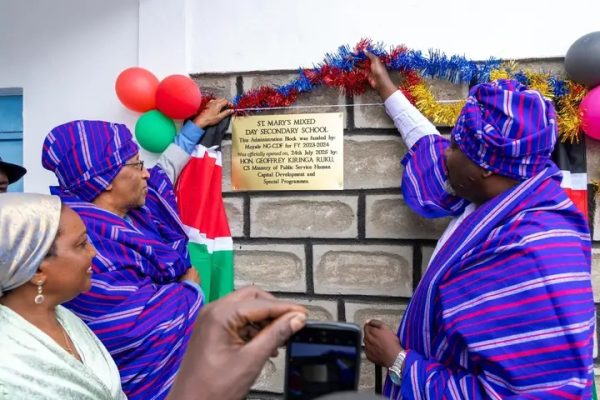 Joy as St. Mary’s Moyale unveils modern admin block