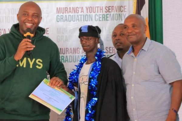 Over 100 youth equipped with skills as MYS Programme marks graduation in Murang’a