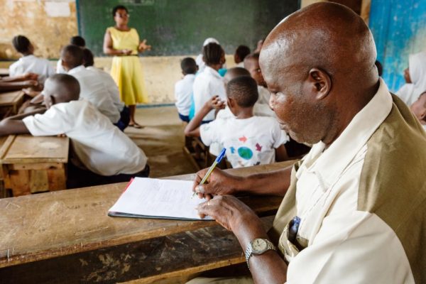 A teacher engages learners during a past TPAD related session part of efforts to enhance professional accountability and instructional quality in Kenyan schools