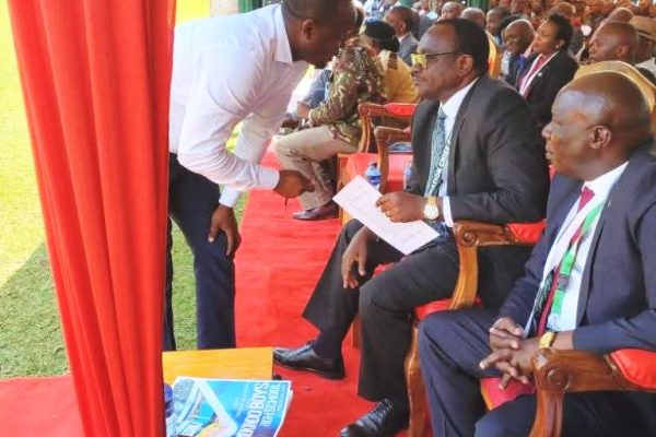 CS Ogamba donates Shs. 15 million to complete infrastructure at Riokindo Boys, Kenyenya TTC