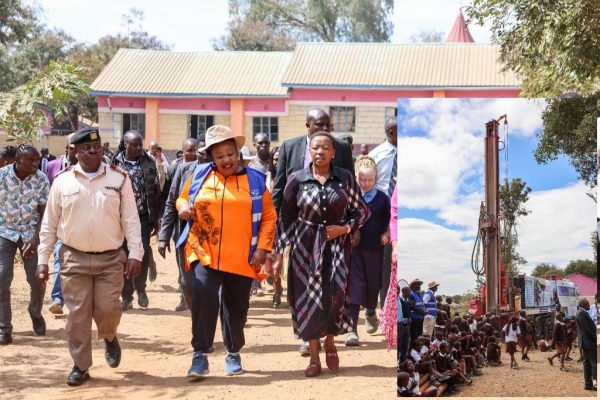 First Lady unveils borehole at Unoa School to quench thirst of learners, community after 75 years