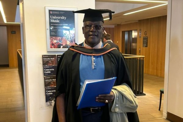 Johnson Muthama earns Master’s Degree from University of Birmingham