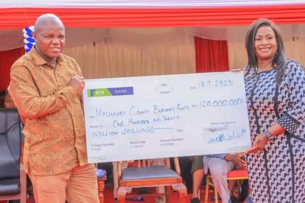 Governor Wavinya Ndeti, Machakos launches KSh120M bursary programme