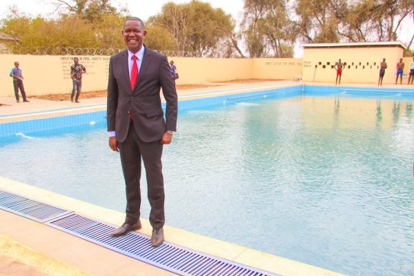 MP hands over first Semi-olympic swimming pool for public school in Makueni