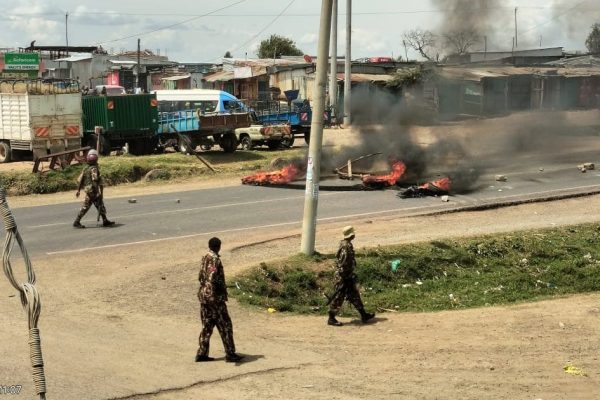 Students protest insecurity in Bomet, bring town to standstill