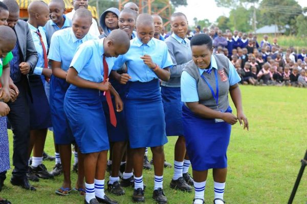 Surprise as senator turns up for school Prize-Giving day adorned in full school uniform