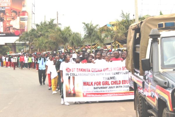St Bakhita Chuka Girls launches walk initiative to raise fees for needy, bright students