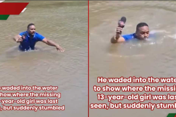 Journalist stunned after stepping on Missing Girl’s body while covering her disappearance