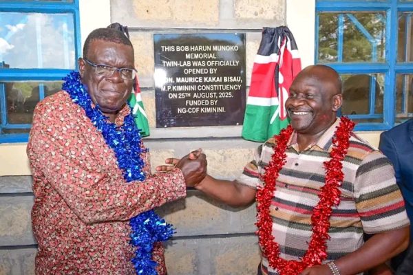 Kiminini Mp unveils memorial twin lab at Kapkoi Secondary School