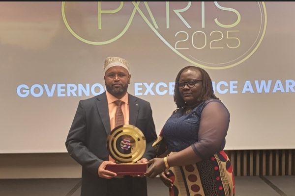 Mandera governor honoured in Paris for expanding education access