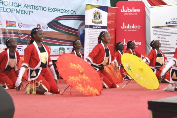 Kianda School’s Chinese umbrella dance dazzles at 97th National Music Festival