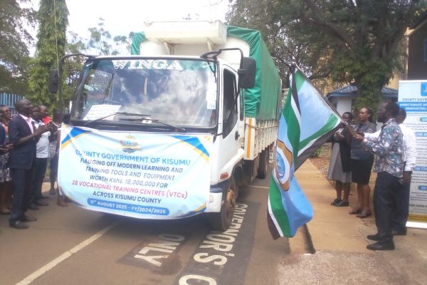 Governor Nyong’o flags off KSh 18 million equipment to boost vocational training in Kisumu