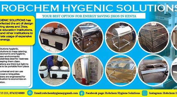 ROBCHEM HYGIENIC SOLUTIONS: The best fuel solutions for Kenyan learning institutions
