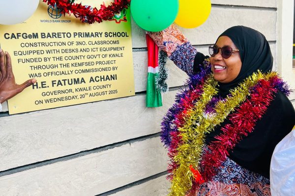 Kwale Governor commissions new classrooms in Samburu to boost education access