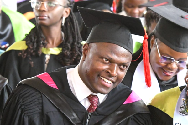 From floor to finals: MP Ndindi Nyoro earns Master’s in Economics